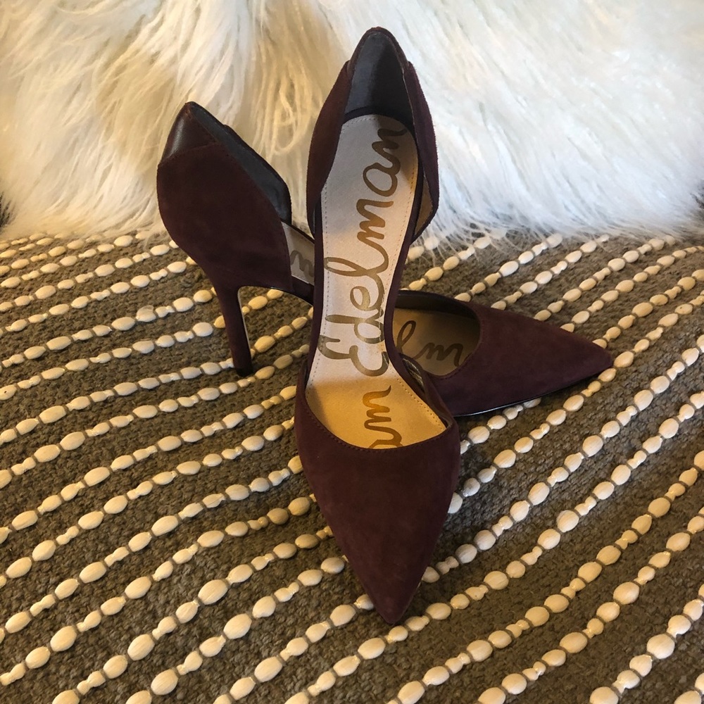 Beautiful maroon heals.